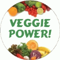 Veggie Power! POLITICAL BUTTON
