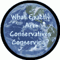 What Exactly Are Conservatives Conserving (Earth) POLITICAL MAGNET