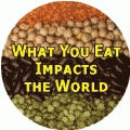 What You Eat Impacts the World POLITICAL BUTTON