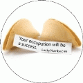 Your Occupation Will Be a Success, Lucky Number 99 (Fortune Cookie) - OCCUPY WALL STREET POLITICAL BUMPER STICKER