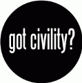 got civility? POLITICAL KEY CHAIN