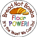 Bread Not Bombs Flour Power Its the Yeast We Can Do-FUNNY PEACE COFFEE MUG