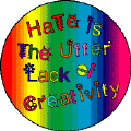 Hate is the Utter Lack of Creativity-PEACE KEY CHAIN