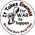 It Takes Enemas for War to Happen-FUNNY ANTI-WAR CAP