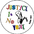 Justice Is No Yoke - Isaiah 58:6-PEACE STICKERS