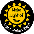 Make Light of War - Light Makes Right-FUNNY PEACE CAP