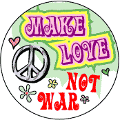 Make Love Not War-PEACE STICKERS