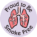 Proud to Be Smoke Free--PUBLIC HEALTH KEY CHAIN