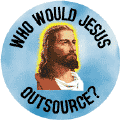 Who Would Jesus Outsource--SPIRITUAL WWJD KEY CHAIN