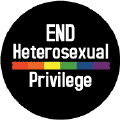 End Heterosexual Privilege - Rainbow Pride Bar--Gay Pride Rainbow Store COFFEE MUG