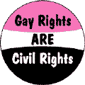 Gay Rights ARE Civil Rights--Gay Pride Rainbow Store KEY CHAIN