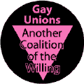 Gay Unions - Another Coalition of the Willing--Gay Pride Rainbow Shop FUNNY STICKERS