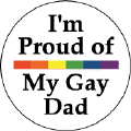 I'm Proud of My Gay Dad - Rainbow Pride Bar--Gay Pride Rainbow Store T-SHIRT