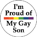 I'm Proud of My Gay Son - Rainbow Pride Bar--Gay Pride Rainbow Store COFFEE MUG