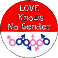 Love Knows No Gender - Various Gender Symbol Combinations--Gay Pride Rainbow Store STICKERS