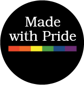 Made with Pride - Rainbow Pride Bar--Gay Pride Rainbow Shop STICKERS