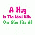 A Hug Is The Ideal Gift - One Size Fits All SPIRITUAL KEY CHAIN