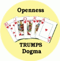 Openness Trumps Dogma [Royal Flush] SPIRITUAL KEY CHAIN