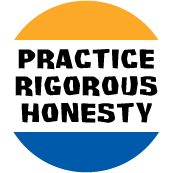 PRACTICE RIGOROUS HONESTY SPIRITUAL T-SHIRT