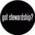 got stewardship? SPIRITUAL BUMPER STICKER