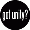 got unity? SPIRITUAL BUMPER STICKER