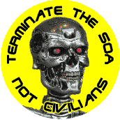 Terminate the SOA Not Civilians (Terminator) - SOA KEY CHAIN
