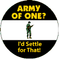 Army of One - I'd Settle for That - FUNNY ANTI-WAR KEY CHAIN