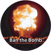 Ban the Bomb ANTI-WAR KEY CHAIN