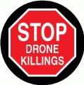 STOP Drone Killings [STOP Sign] ANTI-WAR KEY CHAIN