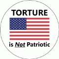 TORTURE is NOT Patriotic ANTI-WAR KEY CHAIN