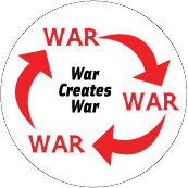 War Creates War ANTI-WAR KEY CHAIN