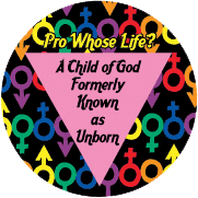 A Child of God Formerly Known as Unborn GAY POSTER