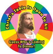 Christ's Table Is Open To All - Guess Who's Coming To Dinner GAY POSTER