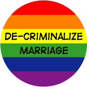 De-criminalize Marriage GAY PRIDE KEY CHAIN