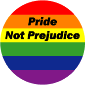 Pride Not Prejudice GAY PRIDE KEY CHAIN