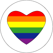 Rainbow Heart GAY PRIDE STICKERS