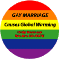 Gay Marriage Causes Global Warming - Because We Are SO HOT--FUNNY KEY CHAIN