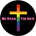 No Room For Hate (Rainbow Cross) - Christian GAY PRIDE MAGNET