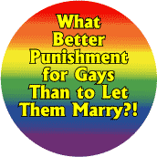 What Better Punishment for Gays Than to Let Them Marry FUNNY KEY CHAIN