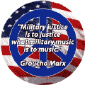 Military Justice Military Music--FUNNY ANTI-WAR QUOTE STICKERS