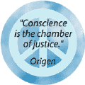 Conscience is the Chamber of Justice--PEACE QUOTE POSTER