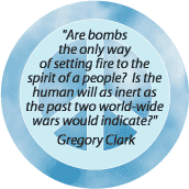 Are Bombs Only Way of Setting Fire to Peoples Spirit--PEACE QUOTE POSTER