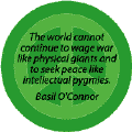 Wage War Like Physical Giants Peace Like Intellectual Pygmies--PEACE QUOTE KEY CHAIN