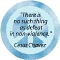 No Defeat in Nonviolence--PEACE QUOTE KEY CHAIN