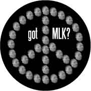 Got MLK--African American PEACE SIGN STICKERS