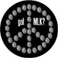 Got MLK--African American PEACE SIGN BUTTON