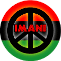 Kwanzaa Principle IMANI--African American PEACE SIGN STICKERS