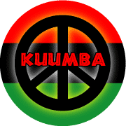 PEACE SIGN: Kwanzaa Principle KUUMBA--African American PEACE SIGN MAGNET