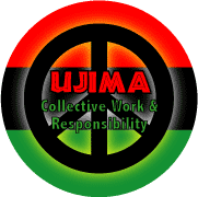 Kwanzaa Principle UJIMA Collective Work and Responsibility--STICKERS