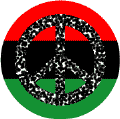 PEACE SIGN: Leopard of Peace African American Flag Colors--STICKERS